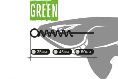 Основа монтажа X Screw’s GREEN 50mm (5шт)