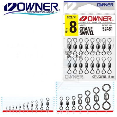 Вертлюжок Owner Crane Swivel №4х6 26.6кг