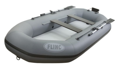 Моторно-гребная лодка Flinc F300TLA AirDeck (серый) модель 2025 г
