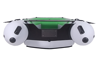 Лодка Grouper GR 335W (кокпит 80 см) НДНД (серо - салатовый ) модель 2025 г