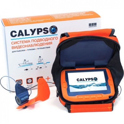 Подводная видео-камера CALYPSO UVS-03 PLUS с функцией записи + Донный груз-стабилизатор для камер CALYPSO