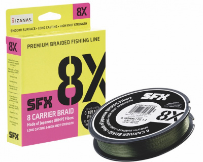 Шнур Sufix SFX 8X 135m 0.205mm/16.5kg PE#1.5