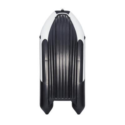 Лодка ПВХ Ривьера 4000 НДНД "Комби" светло-серый/черный