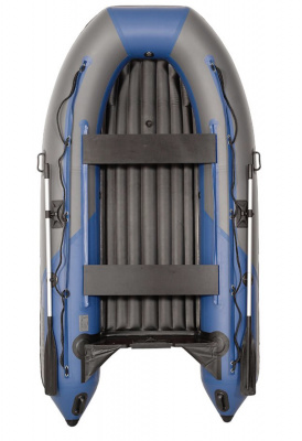 Лодка моторная килевая Лоцман М-330 НД НД Премиум (серо-синий)