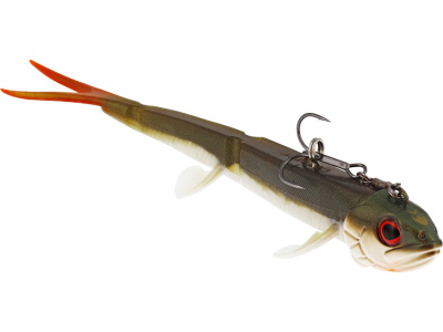 Слаг Westin TwinTeez Pelagic V-Tail 20cm 30g Bass Orange , 2 шт