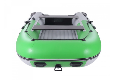 Лодка Grouper GR 335W (кокпит 80 см) НДНД (серо - салатовый ) модель 2025 г