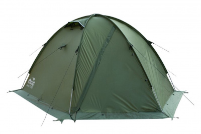 Палатка Экспедиционная Tramp Rock 3 Green (V2)