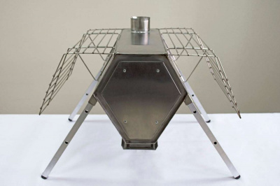 Печь Берег для палатки  "Сопутник" New (труба - 80мм)