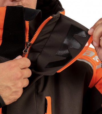 Костюм рыболовный Graff (поплавок -15°С) (215ОВ-11 черно-оранжевый) размер XXXL (176-182)