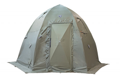 Всесезонная палатка Берег МФП-3 Камыш (300х300/200 см) + Пол + Дверь