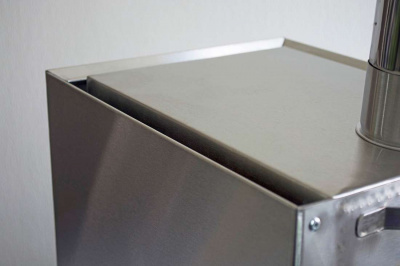 Печь Берег для палатки  "Экономка" Малая New (съемные экраны - труба 65мм)