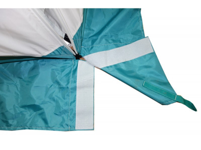 Всесезонная палатка Призма Шелтерс (2-сл) 185*185 (бело-зеленый)