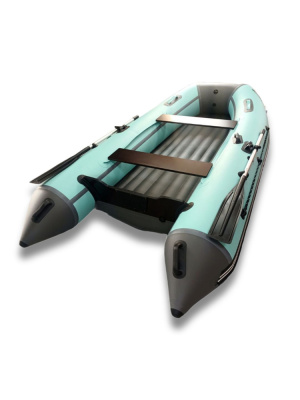 Лодка ПВХ ORCA 340НД (бирюзово - серый)