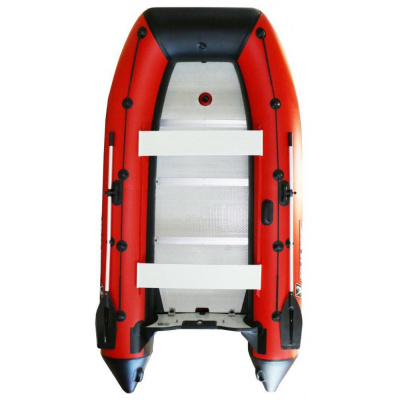 Лодка Polar Bird 320М New Merlin Стеклокомпозит (чёрно-красный) модель 2025 г + рым/ролик