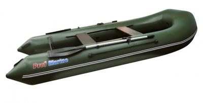 Надувная ПВХ лодка ProfMarine PM 280 L, моторно-гребная, плоскодонная