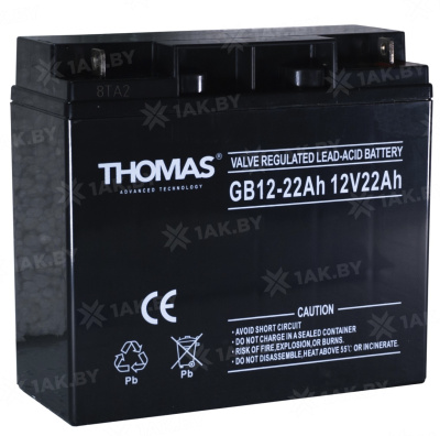 Аккумулятор Thomas GB12-22Ah 12V22Ah