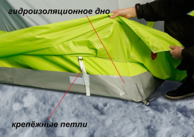 Зимняя палатка Лотос КубоЗонт 4 Компакт Термо (260х260/215 см)