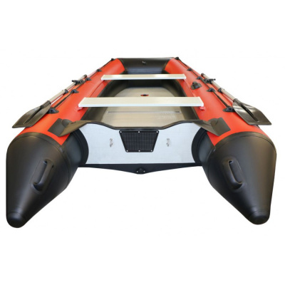 Лодка Polar Bird 320М New Merlin Стеклокомпозит (чёрно-красный) модель 2025 г + рым/ролик