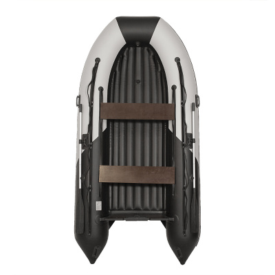 Лодка моторная килевая Лоцман М-350 НД НД Премиум (бело-чёрный)