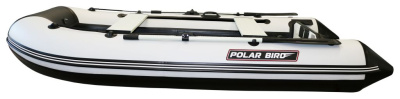 Лодка Polar Bird 340М (Лайт) Стеклокомпозит (Чёрно-белый)