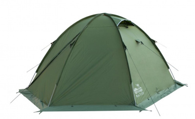Палатка Экспедиционная Tramp Rock 3 Green (V2)