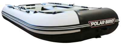 Лодка Polar Bird 320М (Лайт) Стеклокомпозит (Чёрно-белый)