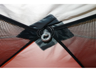 Зимняя палатка Призма Премиум STRONG (2-сл) 225*215 (бело-оранжевый)