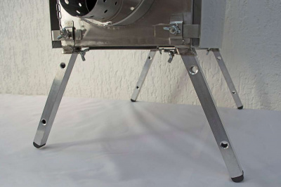 Печь Берег для палатки "Камин" Средняя New (труба - 80мм)