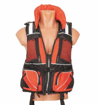 Жилет спасательный Ковчег Премиум до 90 кг (красный)